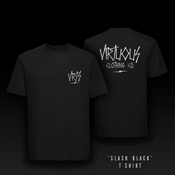 Polera Virtuous slash negra