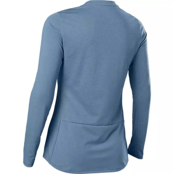 Polera Bicicleta Mujer Ranger Drirelease® Manga Larga Azul Fox
