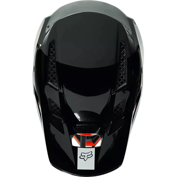 Casco Bicicleta Rampage Pro Carbon Mips™ Fuel Negro/Naranjo Fox M