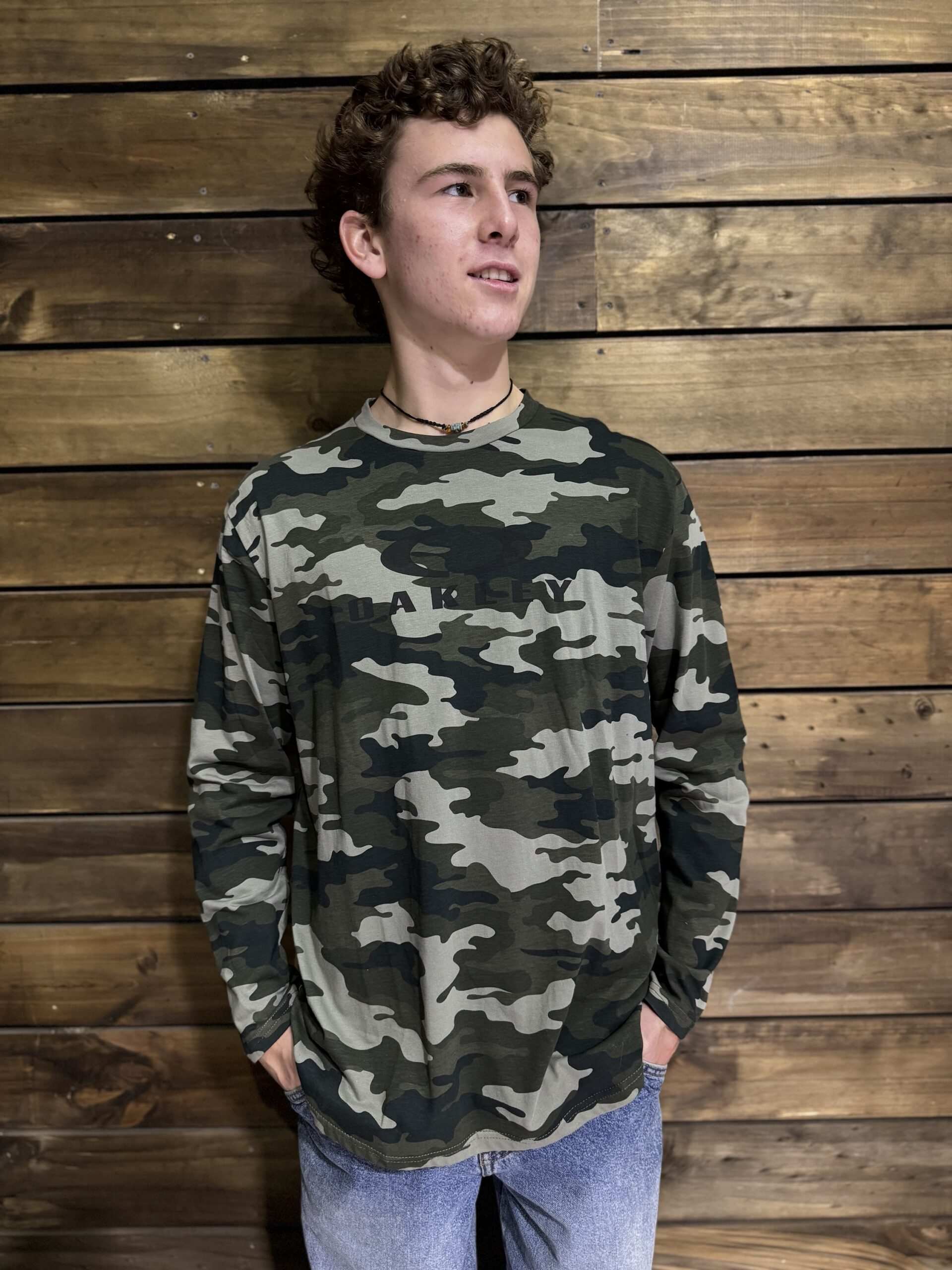 Polera Lifestyle OAKLEY Camo Green