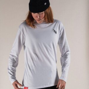 Polera Lifestyle Manga Larga Title - Blanca