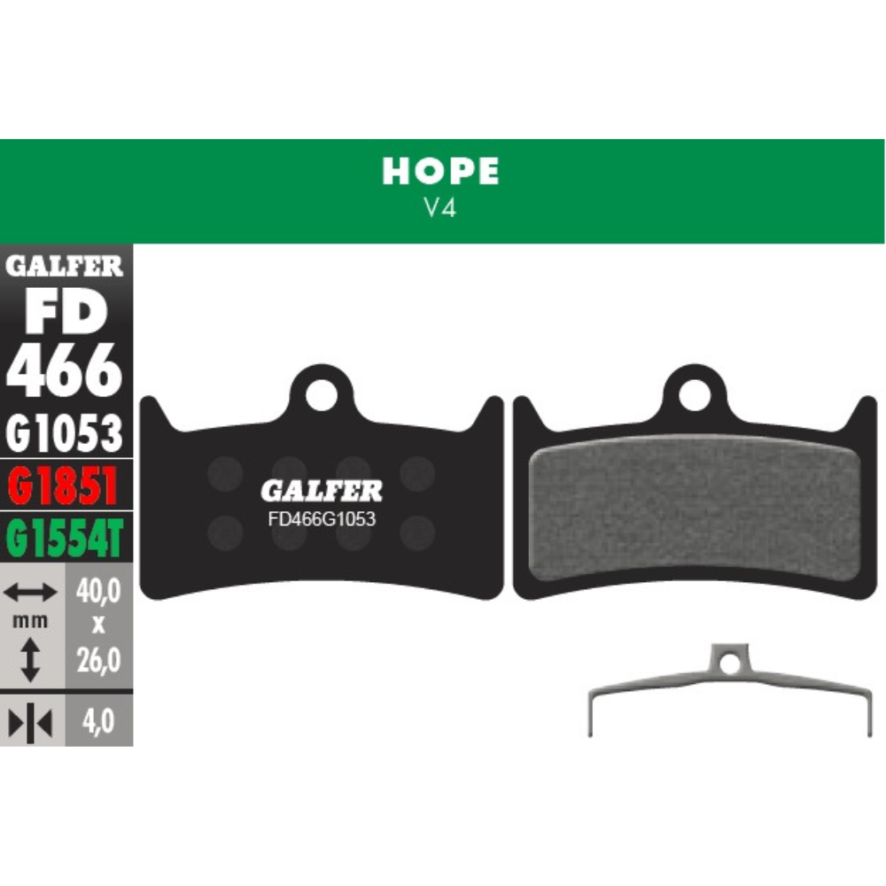 Galfer Pastillas Hope V4