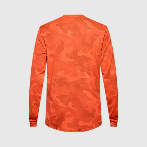 Polera Bicicleta Ranger TruDri™ Manga Larga Naranjo Fox