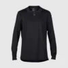 Polera Bicicleta Defend Manga Larga Negro Fox