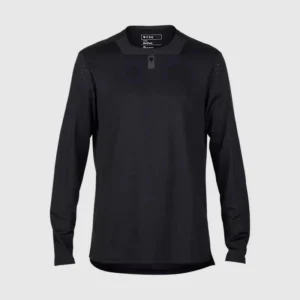 Polera Bicicleta Defend Manga Larga Negro Fox