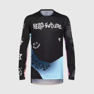 Polera Bicicleta Flexair Hello Future Negro Fox
