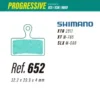 Pastillas LESS BRAKES Progressive 652 para Shimano XTR, XT, SLX