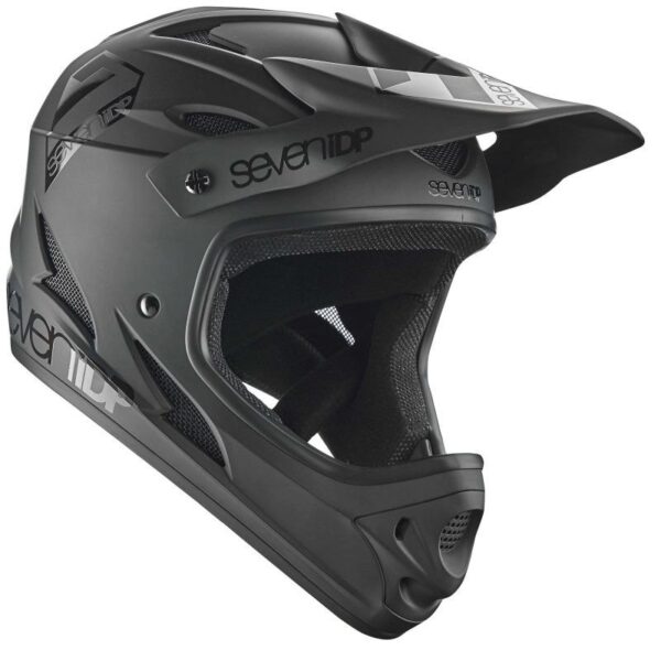 Casco 7 Protection M1 Matt Black/Gloss Black | Talla XL