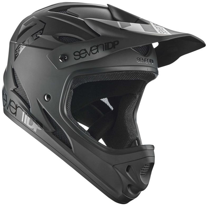 Casco 7 Protection M1 Matt Black/Gloss Black | Talla XL