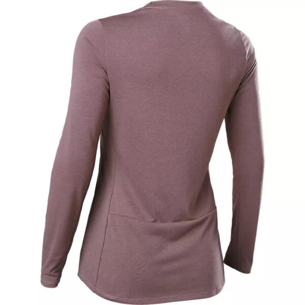 Polera Bicicleta Mujer Ranger Drirelease® Manga Larga Morado Fox